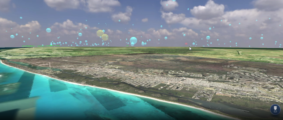 Aviation control interface using NearMissTracker technology to monitor near-miss incidents for safer airspace